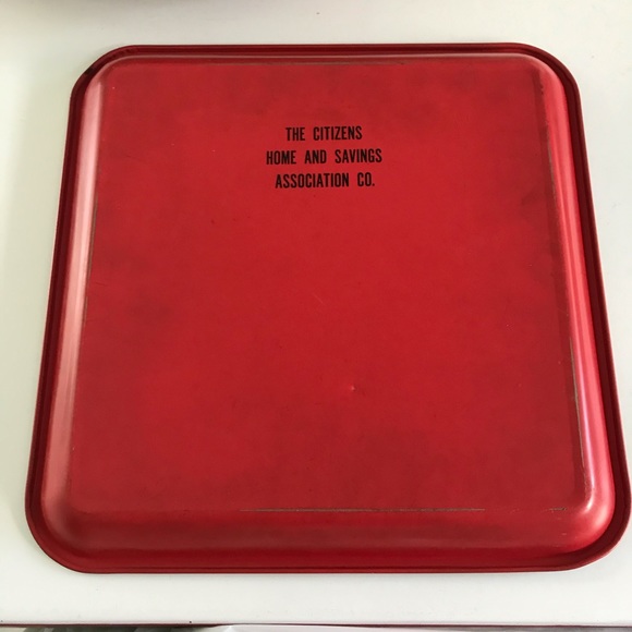 Vintage Maxey Metal Tray - Picture 2 of 2